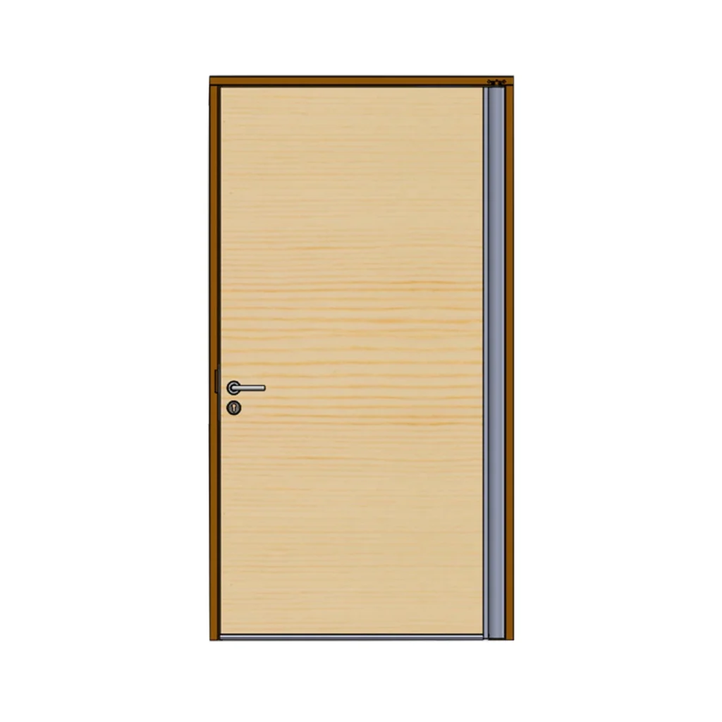 רב־בריח דלת פנים מוסדית עשויה עץ