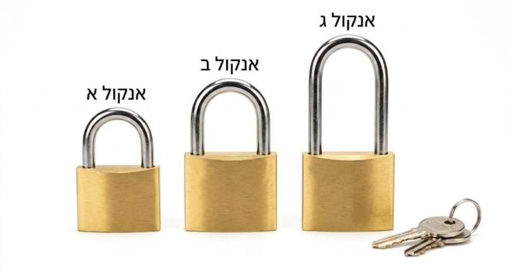 מנעול תלייה פליז